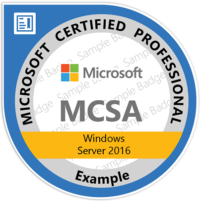 MCSA 2016 certification Boot camp training